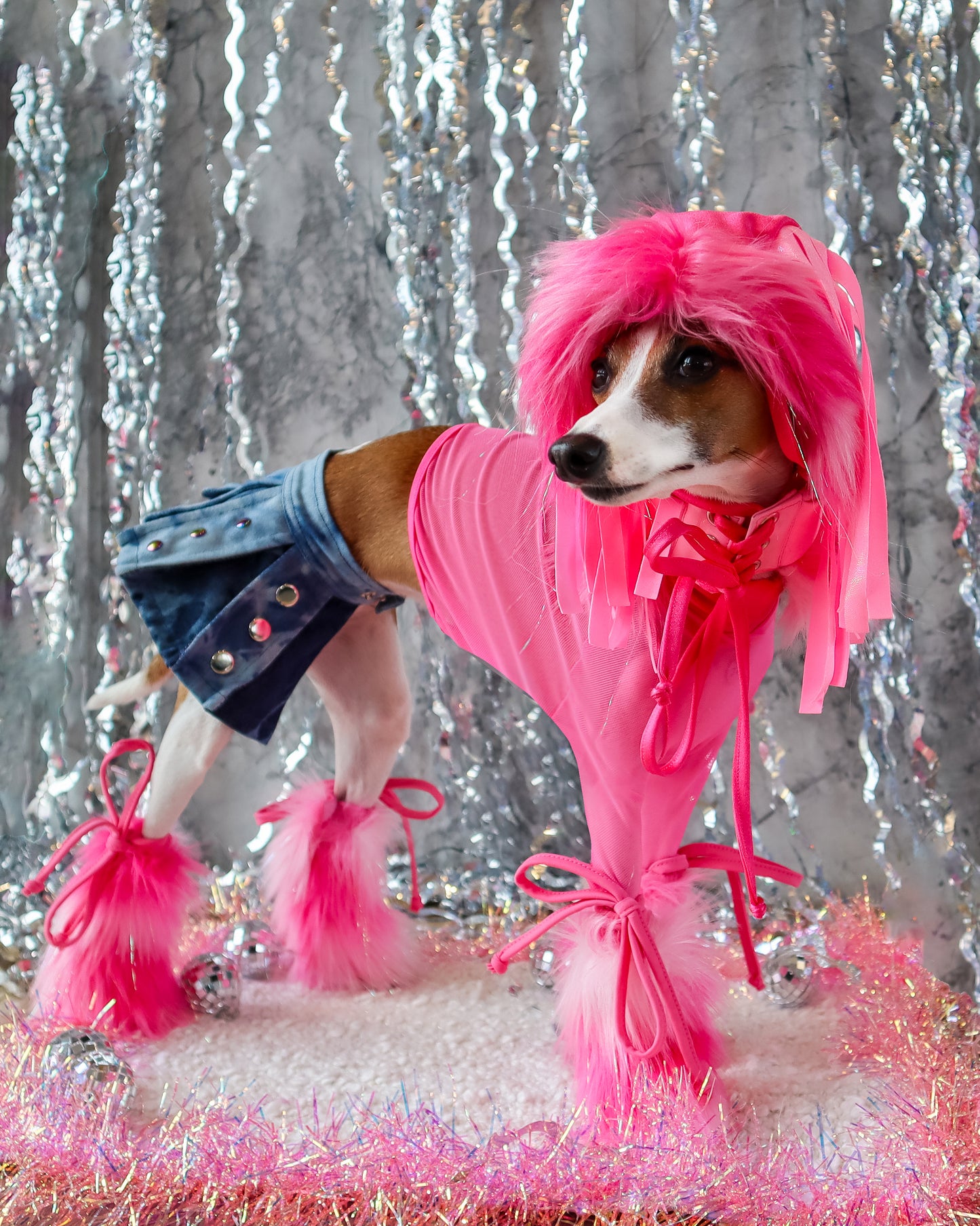 Glow Doggie Glow Fluffies - Cotton Candy Cuddle