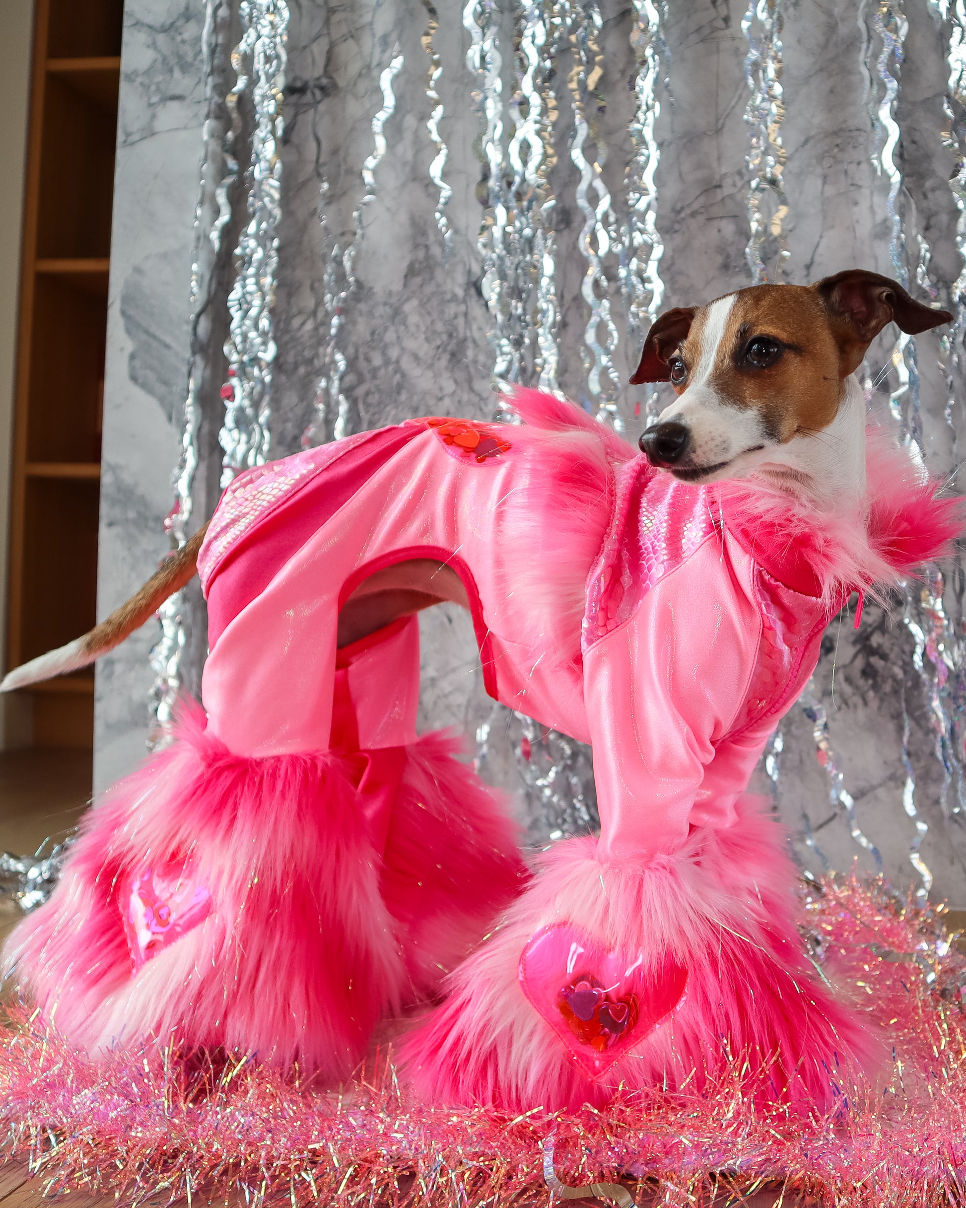 Pawty in Pink Bell Bottom Onesie – Dancing Dog Couture Pawty in Pink Bell Bottom Onesie – Dancing Dog Couture