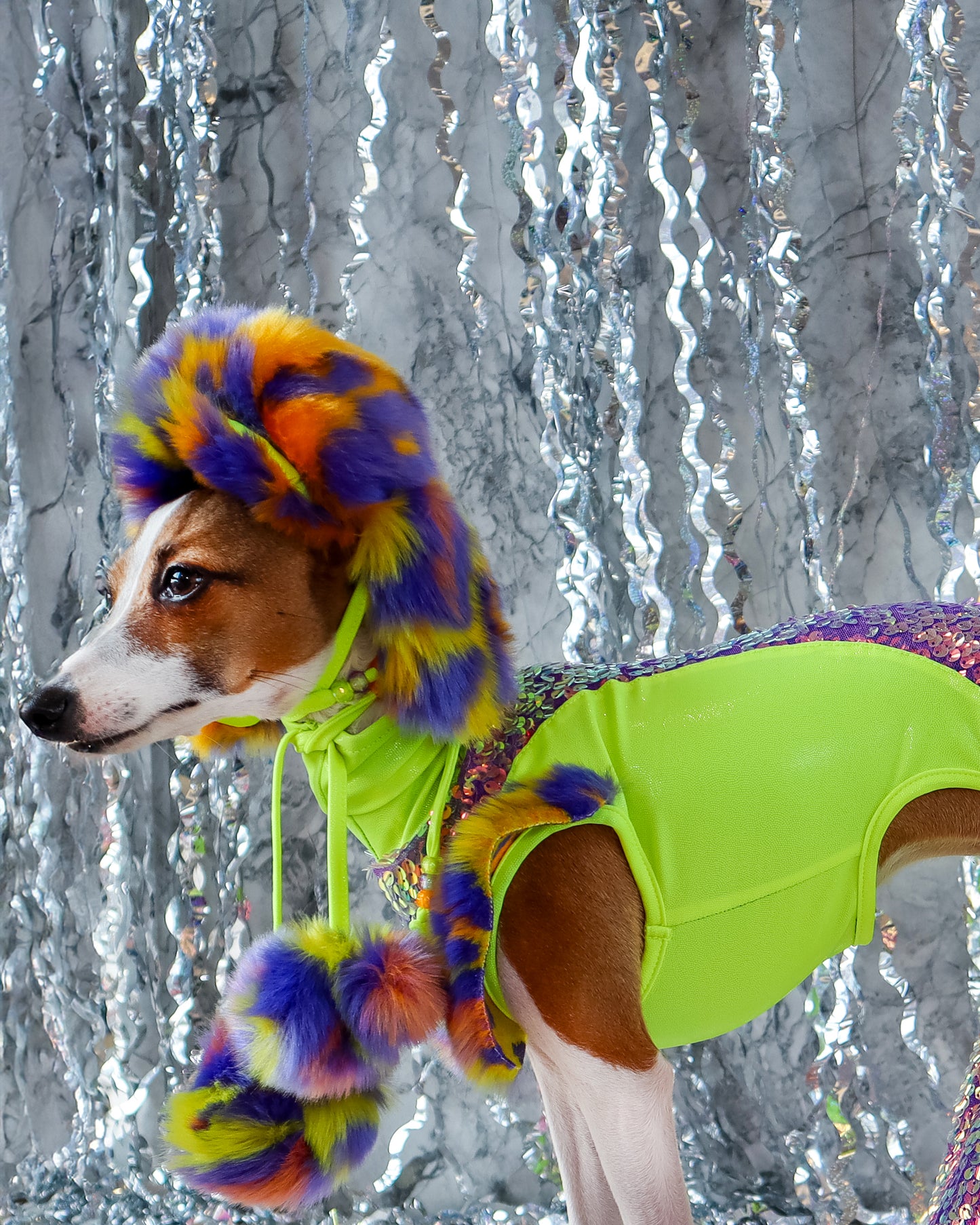 Glow Doggie Glow Trapper Hat - Electric Sherbert
