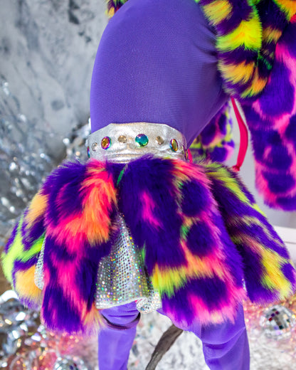 Electric Jungle Pleated Skirt