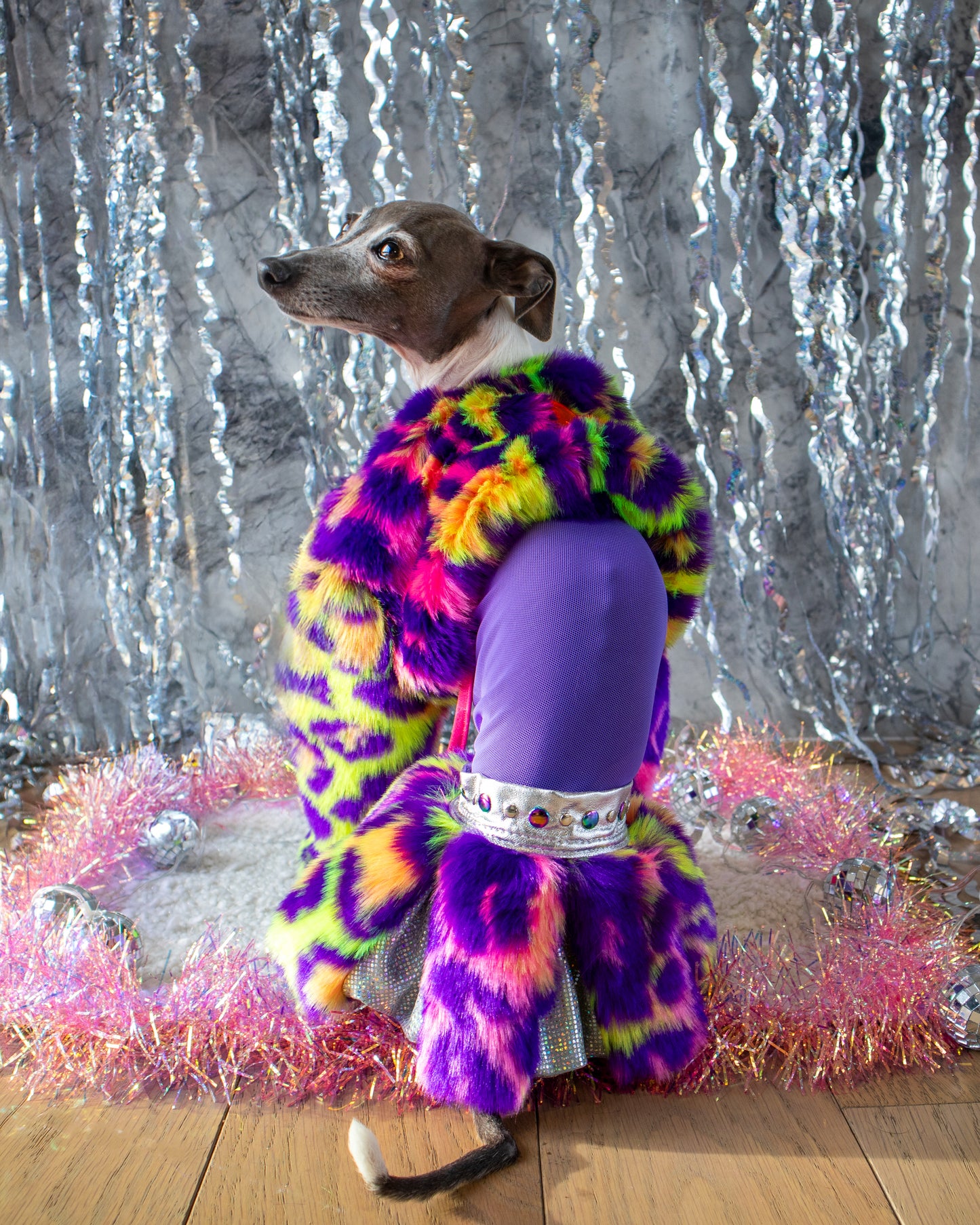 Electric Jungle Pleated Skirt