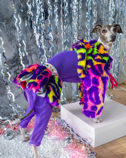 Electric Jungle Pleated Skirt